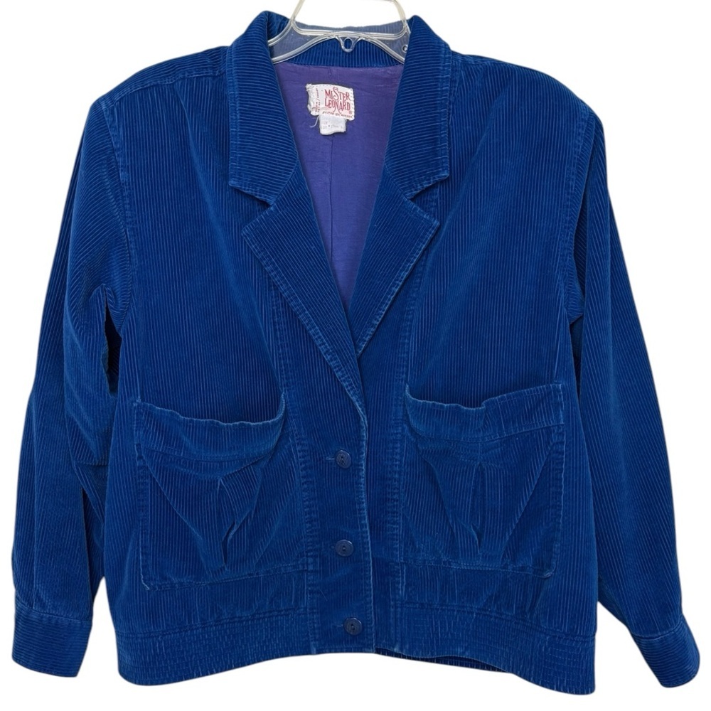 Vintage Blue Corduroy Jacket